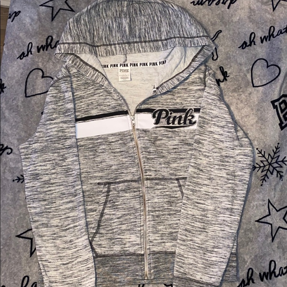 Victoria’s Secret Pink full zip sweater.